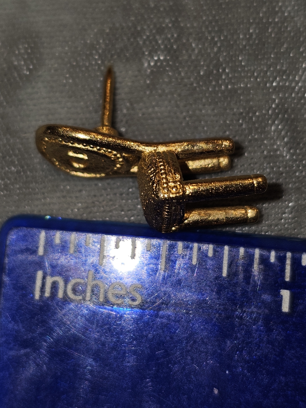 Dior Gold-tone Miniature Chair Brooch with CD Medallion - Picture 8 of 12